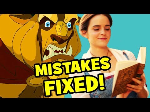 10 MOVIE MISTAKES Fixed By Beauty And The Beast (2017)