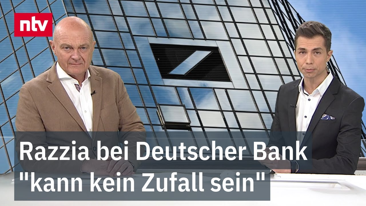 Razzia bei Deutscher Bank "kann kein Zufall sein": Reitz zu Geldwäsche-Verdacht