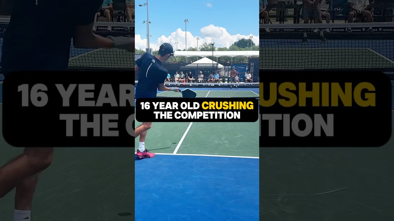 16 year old pickleball CRUSHER 💪🏼👦🏻