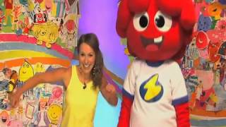 Jelly Jamm English. Bello with Jen Pringle in the Milkshake! studio. How to dance Jump!