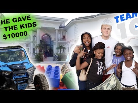 TOOK THE KID'S TO JAKE PAUL'S HOUSE!! ($10,000 PRANK ON KIDS)