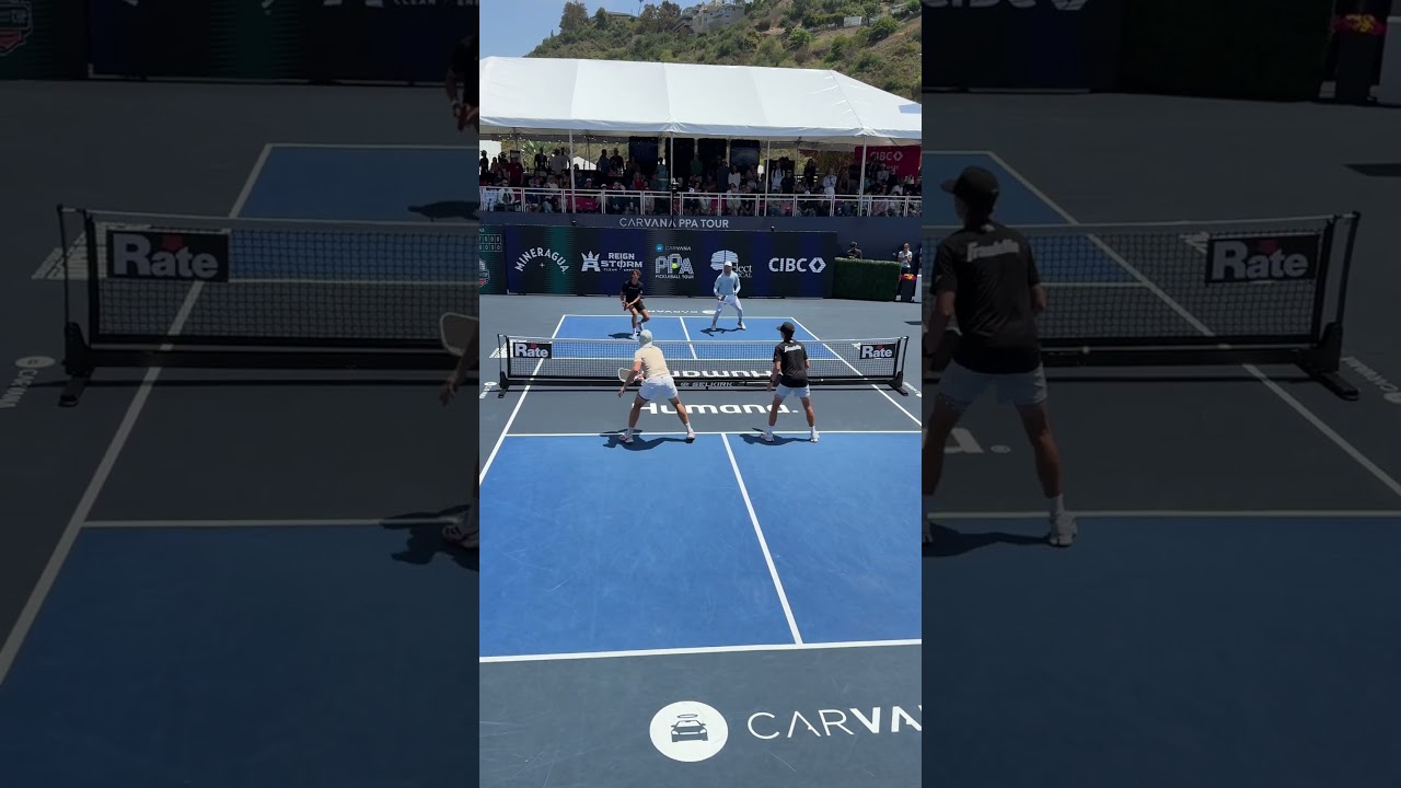 Federico Staksrud bringing some FIRE to the pickleball court 🔥