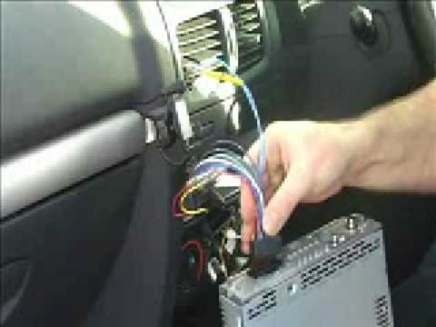 How to install a Sony CDX-GT420U car stereo - YouTube 93 accord stereo wire diagram 