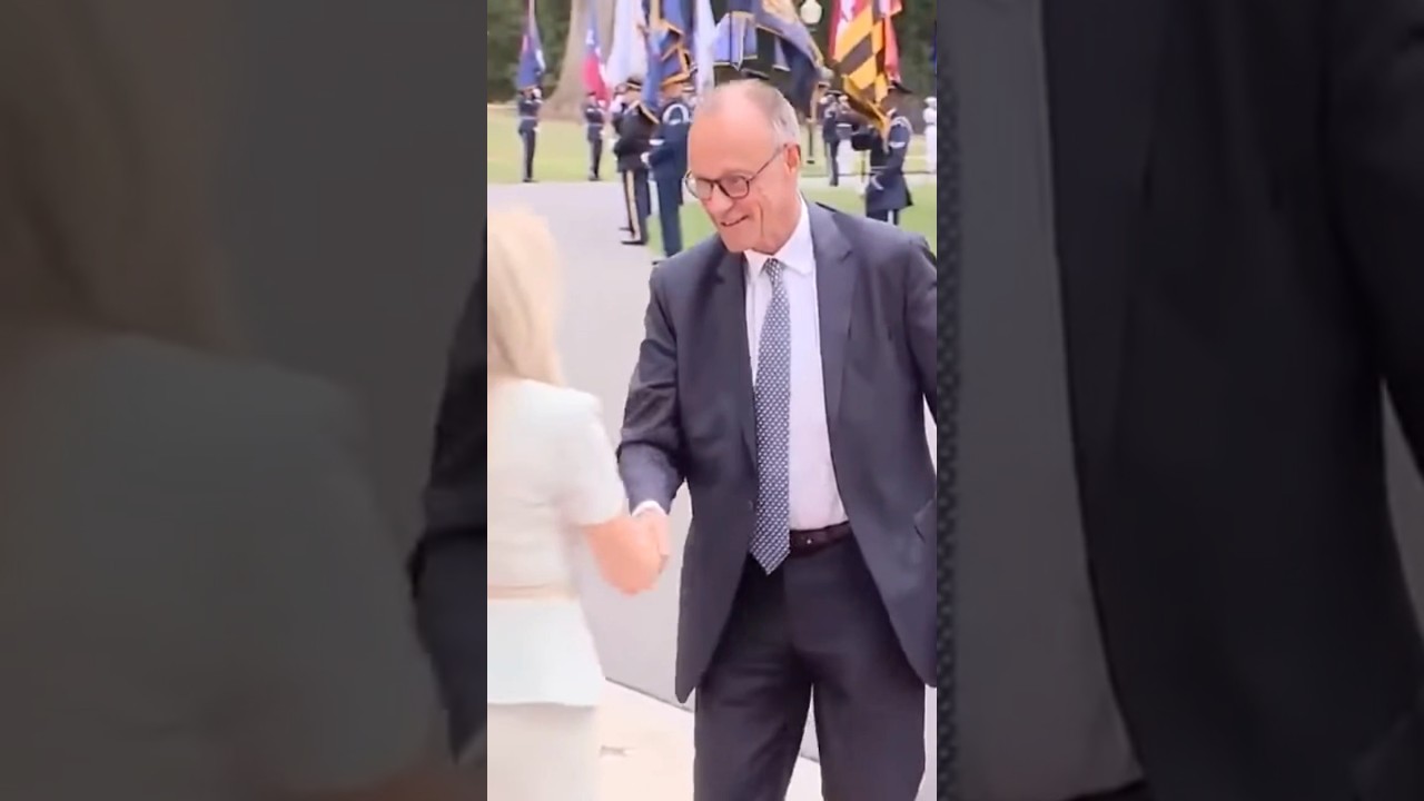 Kanclerz Niemiec Friedrich Merz przybywa do Białego Domu