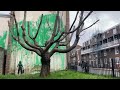 Banksy claims a tree mural on side of building in north London  - 00:52 min - News - Video
