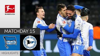 Hertha Berlin — Arminia Bielefeld 2-0 | Highlights | Matchday 15 – Bundesliga 2021/22