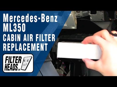 MERCEDES-BENZ ML (164) - Cabin Air Filter Replacement