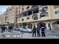 Khan Younis resident praying for peace after deadly blast destroys apartment