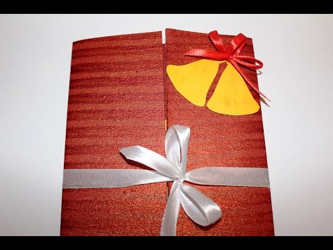 DIY - How to make a Greeting card for Christmas 2016