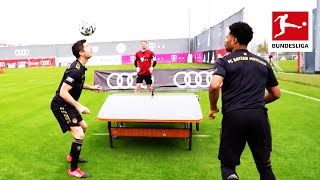 FC Bayern München — Teqball Challenge — Team Neuer vs. Team Lewandowski