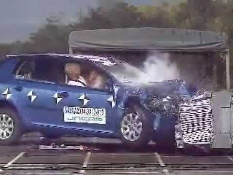 Video Crash Test Volkswagen Golf V 3 Portas 2003 - 2008