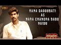 Rana as Chandrababu making video in NTR Mahanayakudu