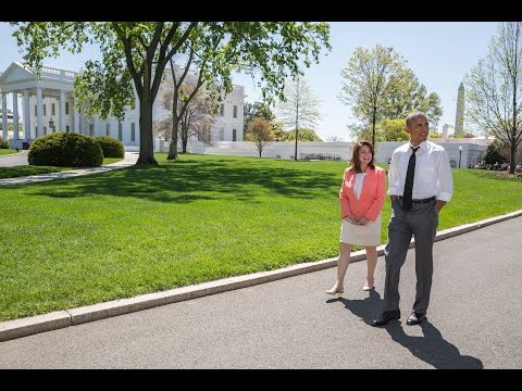 Raw Video: A Walk with the Teacher of the Year