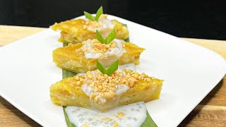 Làm BÁNH CHUỐI HẤP CẤP TỐC trong 10 phút, không bị tách lớp - Bánh mềm dai rất ngon - Mai Khôi.