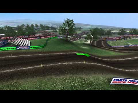 2013 Unadilla Motocross Animated Track Map (Dynamic Cam) 