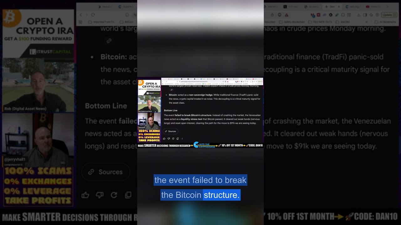 How Venezuela shock became a Bitcoin "liquidity stress test