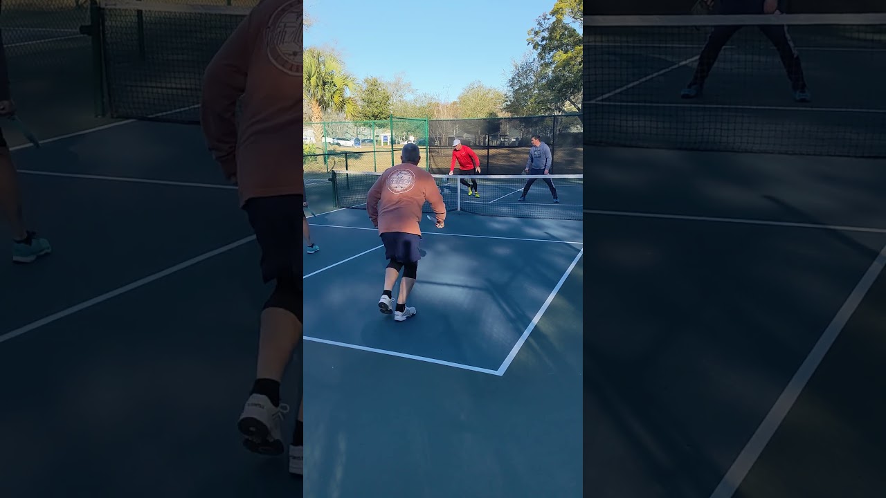 the perfect drop #pickleballdoubles #pickleballrocks #tennis #pickleballpaddle #badminton