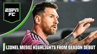 HIGHLIGHTS from Lionel Messi’s 2024 MLS regular season debut | ESPN FC