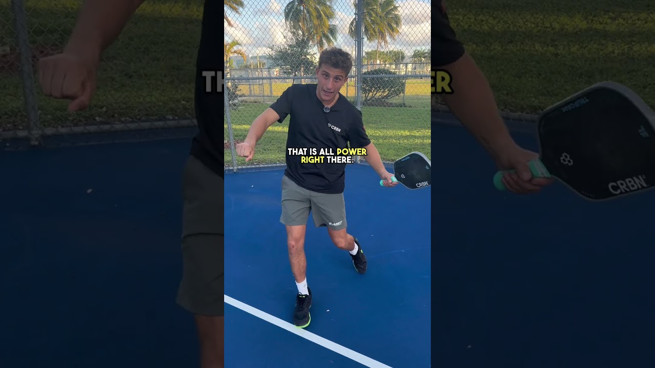 How to maximize power on your serve in pickleball!ππ― #pickleball #pickleballtips