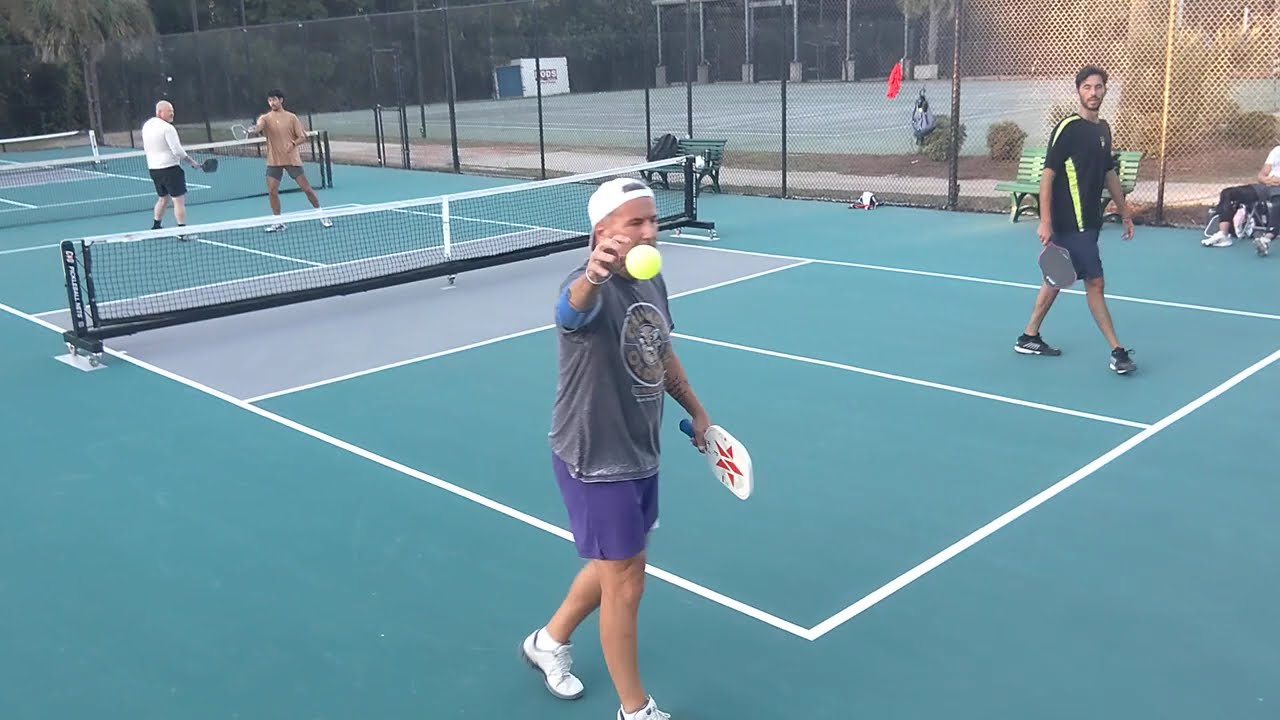 5.0 KID CHALLENGES 61 YO CHAMP! 4.5 Pickleball at CCU in SC