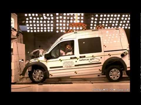 Video Crash Test Ford Transit Connect 2009-2010