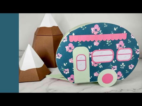 Simply Made Cards Die Set A Very British Summer Caravan Gift Box