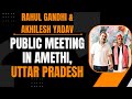 LIVE: Rahul Gandhi and Akhilesh Yadav address the public in Amethi, Uttar Pradesh | News9
