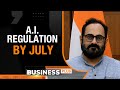 Rajeev Chandrasekhars Big Announcement On AI; Draft AI Regulation Framework By June-July
