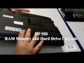 HP 550 Laptop Hard Drive Replacement/Upgrade SSD & RAM