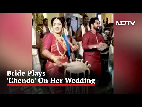 Kerala bride plays Chenda at her wedding ceremony, video goes viral