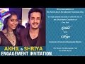 Watch : Akhil Akkineni and Shriya's Engagement invitation card