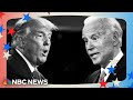 Biden and Trump in crucial first presidential debate