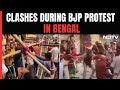 BJP Protest In Bengal: Violence During BJP Protest In Bengals Barrackpore