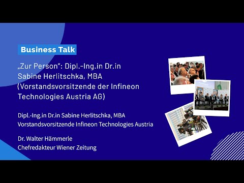 Dr.in Sabine Herlitschka (Infineon Technologies Austria AG), Dr. Walter Hämmerle (Wiener Zeitung)