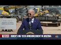 Biden announces billion in tech grants in battleground Arizona  - 02:25 min - News - Video