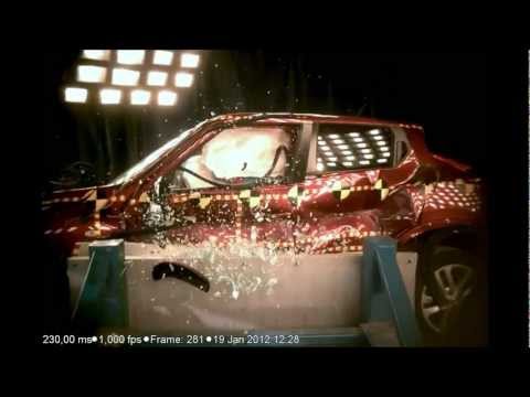 Відео краш-тесту Nissan Juke з 2010 року