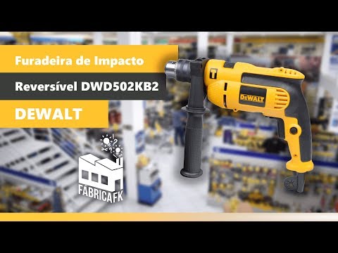 Furadeira de Impacto Reversível 710W 127V com Maleta Dewalt - Vídeo explicativo