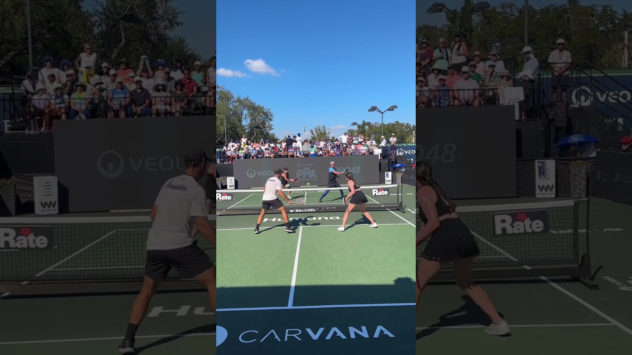 This level of pickleball 👏 So good!