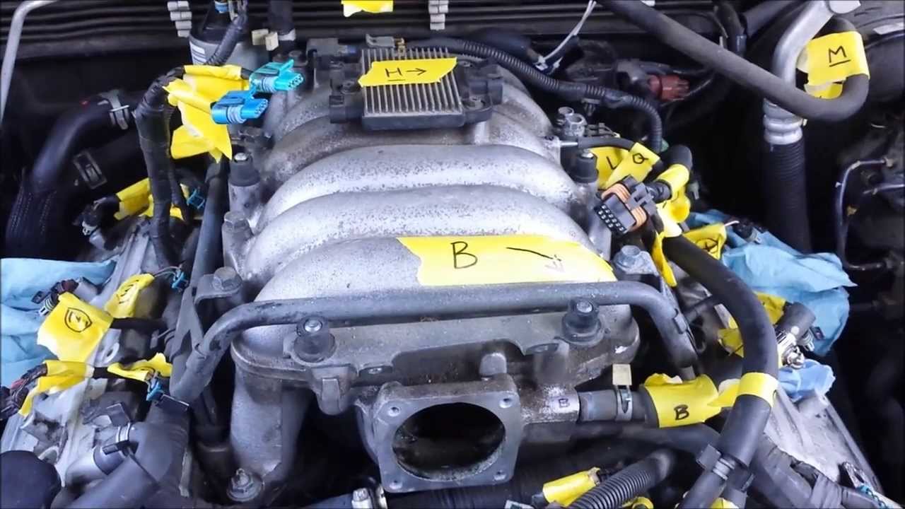 Isuzu rodeo intake manifold removal part 1 youtube