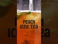 Beat the heat with this refreshing peach-infused iced tea!! 🧊 #shorts #peachicetea  - 00:35 min - News - Video