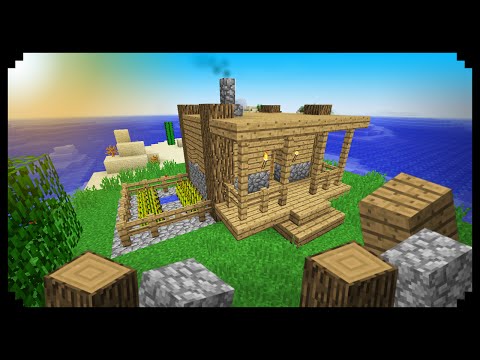 Minecraft: How To Make A Starter House (Wood And 