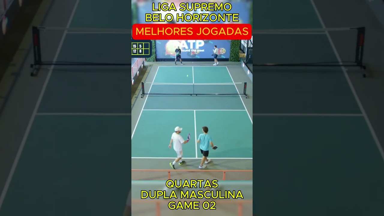 QUARTAS DE FINAL DUPLA MASCULINA ETAPA LIGA SUPREMO DE PICKLEBALL BELO HORIZONTE (GAME 02)