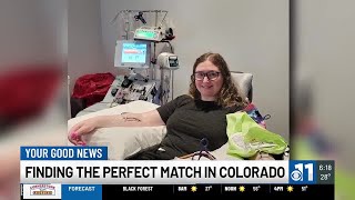 Colorado Springs woman registered as a donor at a concert. 14 years later, she saved a life