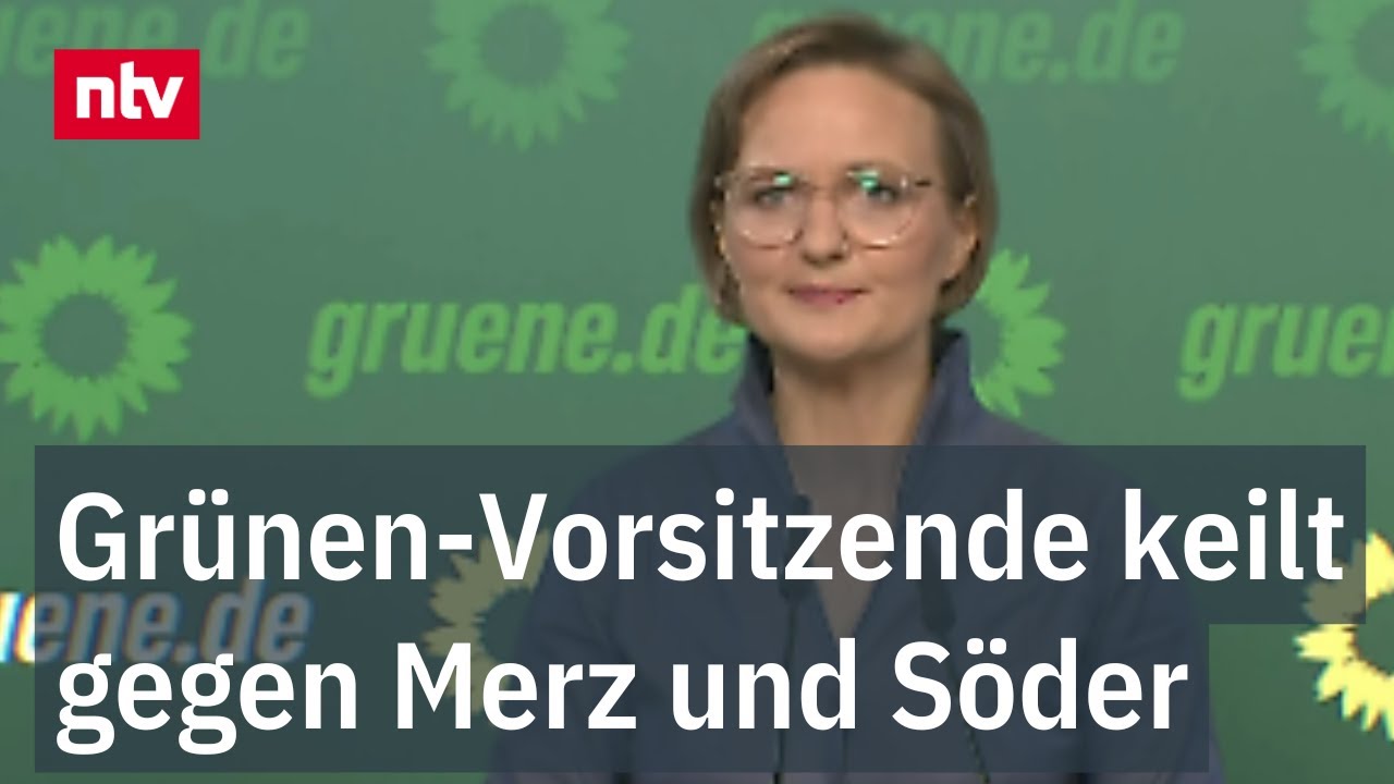 "Töchter fragen"? - Grünen-Vorsitzende keilt gegen Merz und Söder - "Gespannt, wann er es einsieht"