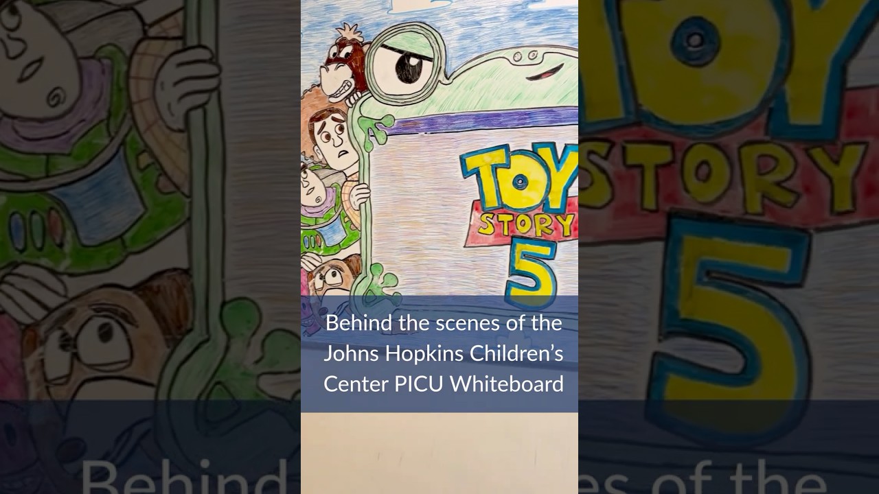 Behind the Scenes of PICU Whiteboard at The Johns Hopkins Children's Center #picu #bts