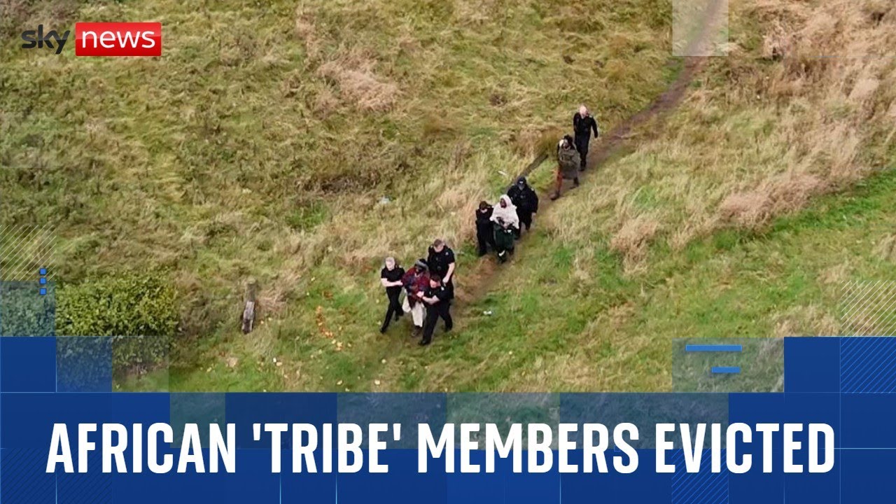 BREAKING: 'African tribe' members evicted after raid on Scottish wood