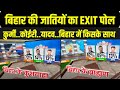 Exit Poll 2024 Results Updates: बिहार की जातियों का सटीक EXIT पोल |  Dalit Vote | Bihar Exit poll