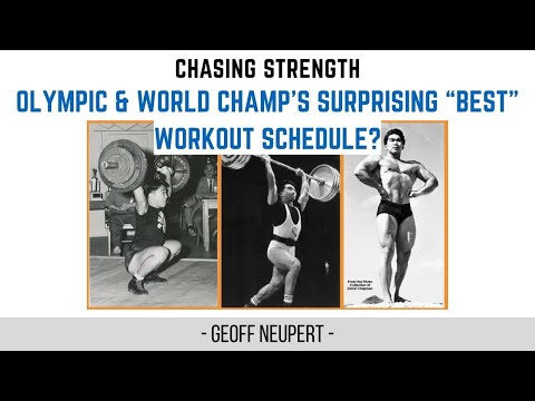 Olympic & World Champ’s surprising “BEST” workout schedule?