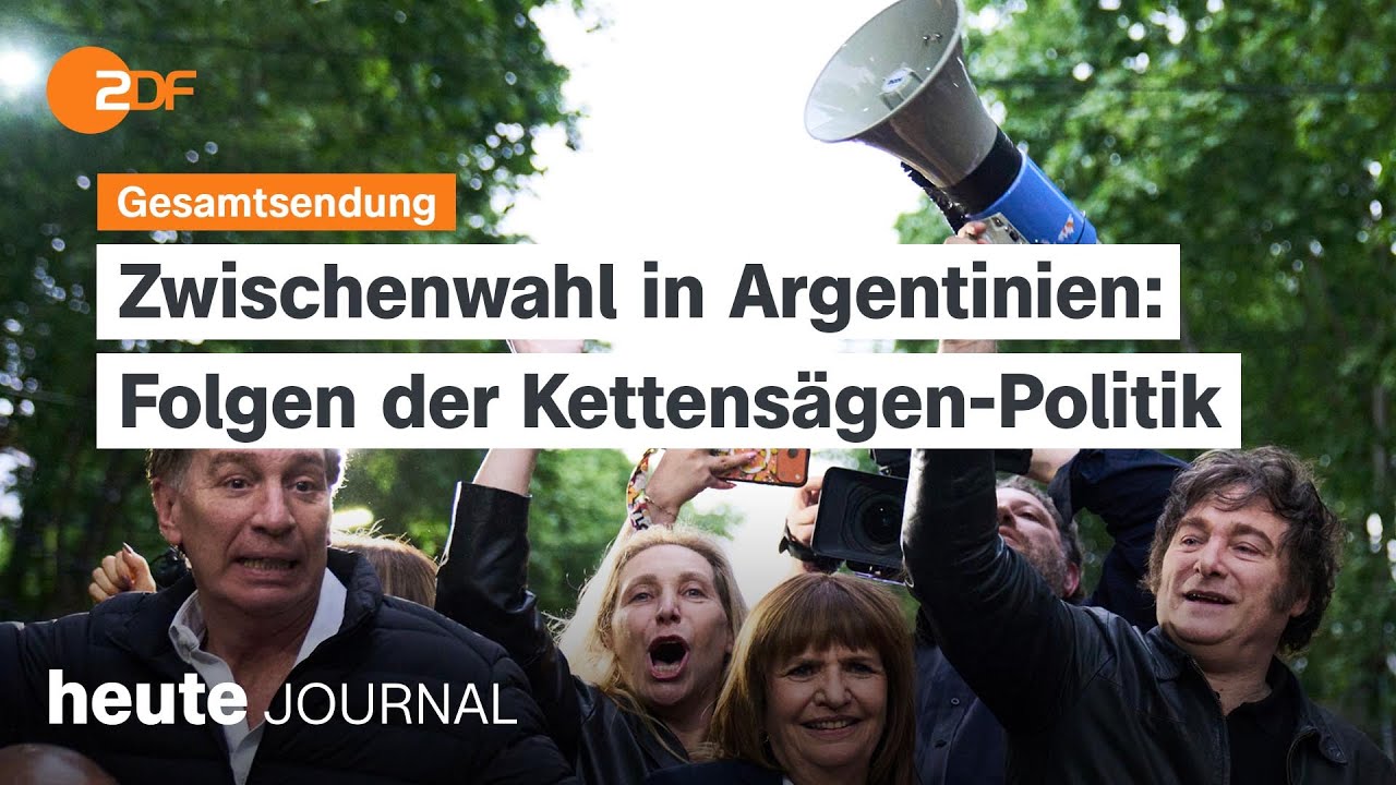 heute journal vom 25.10.25 Trumps Druck auf Venezuela, Milei auf Prüfstand, CSU-Jubiläum