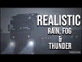 Realistic Rain & Fog & Thunder Sounds V3.7